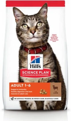 Hill's Hill's Adult Lam & Rijst Kattenvoer 10 Kg + 12 X Hill's Adult Favourite Selection Pouches 12 Hill's Hill's Adult Lam & Rijst Kattenvoer 10 Kg + 12 X Hill's Adult Favourite Selection Pouches -Dierenwinkel Met Korting hills science plan feline adult lamb en rice 1 5 kg 40462