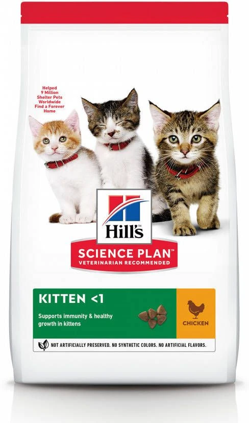 Hill's Hill's Kitten Kip Kattenvoer 7 Kg + 12 X Hill's Kitten Favourite Selection Pouches 7 Hill's Hill's Kitten Kip Kattenvoer 7 Kg + 12 X Hill's Kitten Favourite Selection Pouches - Afbeelding 7