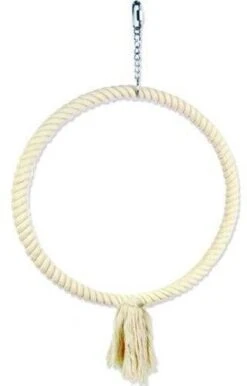 Homestyle Vogelspeelgoed Touwring Vogelspeelgoed 40x40 Cm