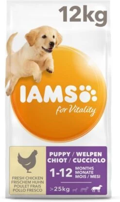 Iams 2x12kg For Vitality Dog Puppy & Junior Large Kip Hondenvoer 11 Iams 2x12kg For Vitality Dog Puppy & Junior Large Kip Hondenvoer -Dierenwinkel Met Korting iams dog puppy junior large kip 12 kg 65504