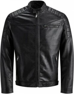 JACK & JONES CORE Imitatieleren Tussenjas Rocky Zwart 30 JACK & JONES CORE Imitatieleren Tussenjas Rocky Zwart -Dierenwinkel Met Korting jack en jones jack en jones jack en amp jones jjerocky jacket noos 358594