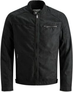 JACK & JONES CORE Imitatieleren Tussenjas Rocky Zwart 28 JACK & JONES CORE Imitatieleren Tussenjas Rocky Zwart -Dierenwinkel Met Korting jack en jones jack faux su en xe8de 680152