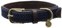 KENTUCKY DOGWEAR Nylon Gevlochten XS Navy 37 Cm -Dierenwinkel Met Korting kentucky horsewear kentucky gevlochten nylon hondenhalsband 23825