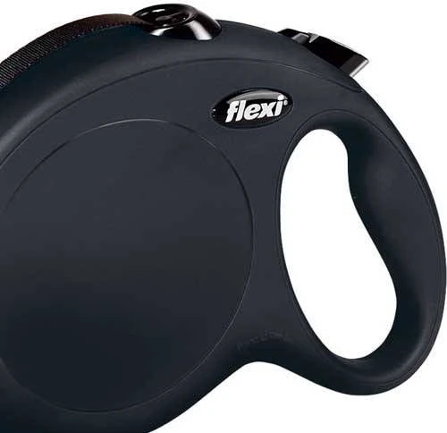 Flexi Rollijn New Classic Tape Large 8 M Hondenriem Zwart Tot 50 Kg 4 Flexi Rollijn New Classic Tape Large 8 M Hondenriem Zwart Tot 50 Kg - Afbeelding 4