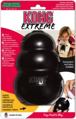Kong Extreme Zwart 2 X XXL Extreme Zwart -Dierenwinkel Met Korting kong extreme zwart xxl 15 cm 116370