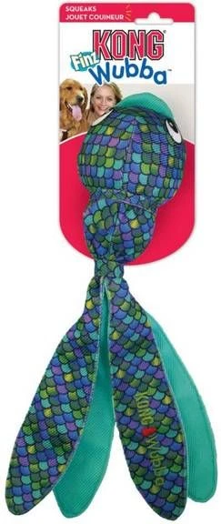 Kong Wubba Finz Blauw Hondenspeelgoed Large