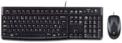 Logitech MK120 Desktop(Qwerty)Toetsenbord Zwart -Dierenwinkel Met Korting logitech desktop mk120 qwerty 8205