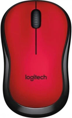 Logitech M220 Silent Draadloze Muis Rood / Zwart -Dierenwinkel Met Korting logitech m220 silent 238702