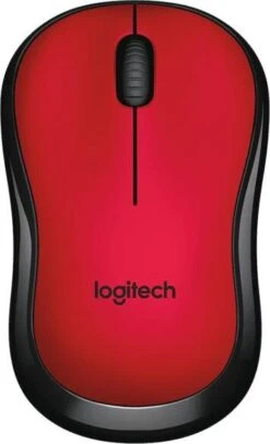 Logitech M220 Silent Draadloze Muis Rood / Zwart -Dierenwinkel Met Korting logitech m220 silent red 213744