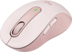 Logitech Muis Signature M650 Medium Rechtshandig(Roze ) -Dierenwinkel Met Korting logitech m650 draadloze muis roze 213762