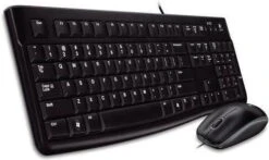 Logitech MK120 Desktop(Qwerty)Toetsenbord Zwart -Dierenwinkel Met Korting logitech mk120 desktop zwart 28375