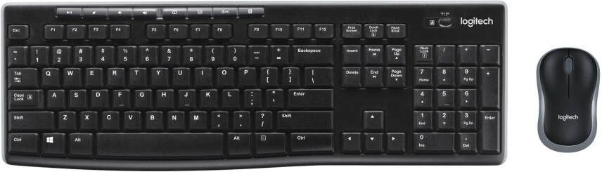 Logitech MK270 Draadloos Toetsenbord En Muis QWERTY Toetsenbord Zwart 2 Logitech MK270 Draadloos Toetsenbord En Muis QWERTY Toetsenbord Zwart - Afbeelding 2