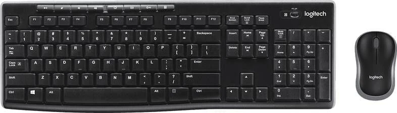 Logitech MK270 Draadloos Toetsenbord En Muis QWERTY Toetsenbord Zwart 7 Logitech MK270 Draadloos Toetsenbord En Muis QWERTY Toetsenbord Zwart - Afbeelding 7