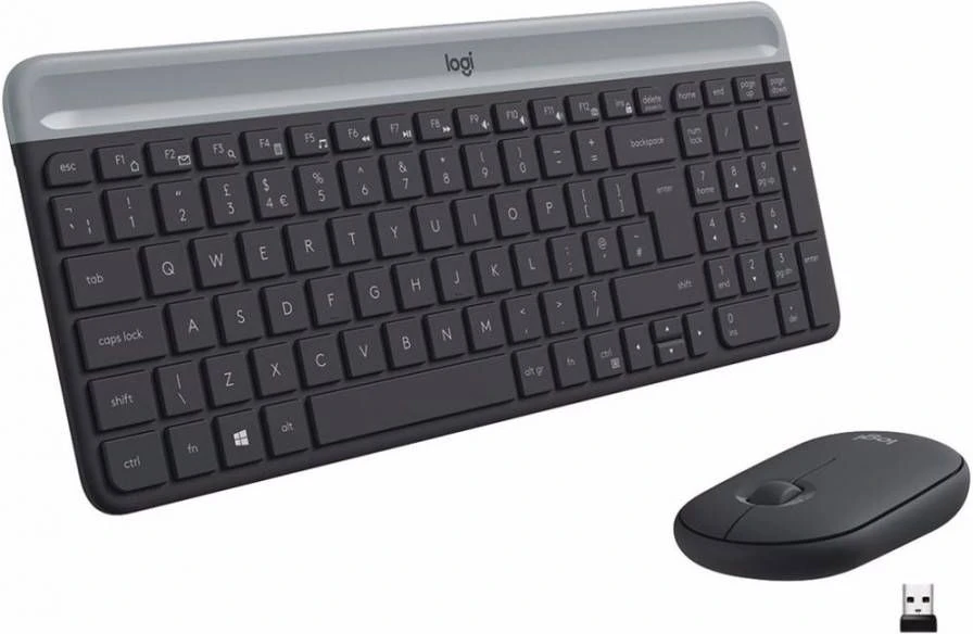 Logitech MK470 Slim Combo Draadloos Toetsenbord En Muis(Zwart ) 3 Logitech MK470 Slim Combo Draadloos Toetsenbord En Muis(Zwart ) - Afbeelding 3