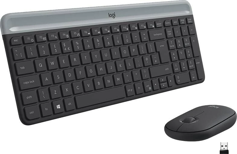 Logitech MK470 Slim Combo Draadloos Toetsenbord En Muis(Zwart ) 5 Logitech MK470 Slim Combo Draadloos Toetsenbord En Muis(Zwart ) - Afbeelding 5