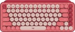Logitech Pop Keys Heartbreaker Mechanisch Draadloos Toetsenbord -Dierenwinkel Met Korting logitech pop keys draadloos toetsenbord roze 212733