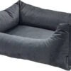 Madison Hondenbed Velvet 120x95x28 Cm Grijs