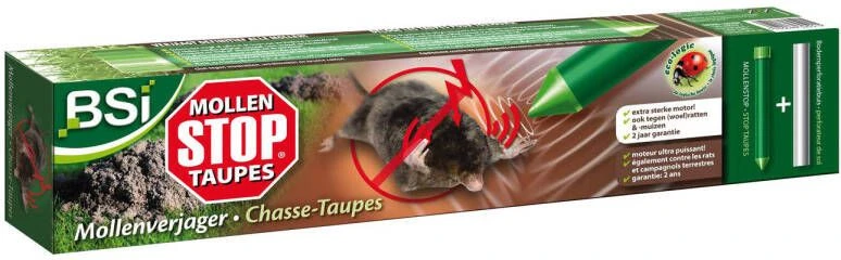 Massamarkt Bsi Mollenverjager Mollen Stop 40cm Groen 2 Delig 2 Massamarkt Bsi Mollenverjager Mollen Stop 40cm Groen 2 Delig - Afbeelding 2