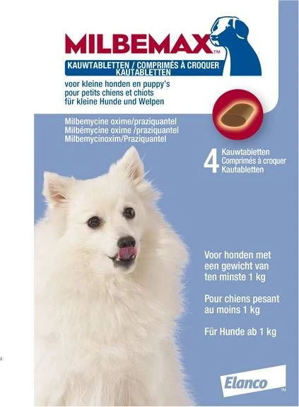 Milbemax Kauwtablet Kleine Hond Anti Wormenmiddel 12 G 4 Tab 1 Tot 5 Kg 1 Milbemax Kauwtablet Kleine Hond Anti Wormenmiddel 12 G 4 Tab 1 Tot 5 Kg