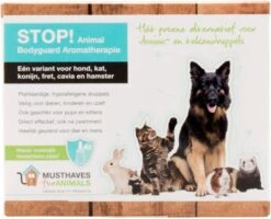 STOP! Animal Bodyguard Aromatherapie Anti Vlooien En Teken Druppels Hond En Kat 4 X 8 Ml -Dierenwinkel Met Korting musthaves for animals stop animal bodyguard aromatherapie 4 x 8 ml 47124