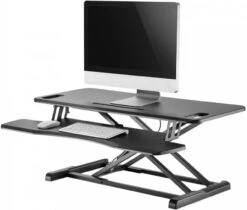 NEOMOUNTS BY NEWSTAR NS-WS300BLACK (H11-51 Cm) ZIT-STA WERKSTATION -Dierenwinkel Met Korting neomounts by newstar ns ws300black zit sta werkplek 161981