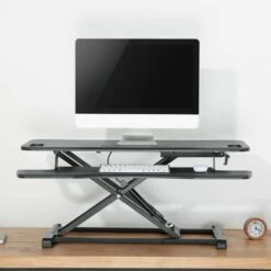 NEOMOUNTS BY NEWSTAR NS-WS300BLACK (H11-51 Cm) ZIT-STA WERKSTATION -Dierenwinkel Met Korting newstar laptopwerkstation 11 50 5 cm zwart 321809