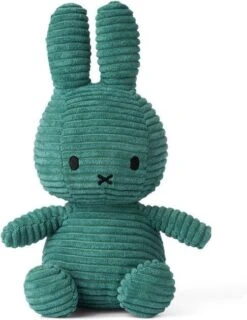 Nijntje Corduroy Knuffel Groen 23 Cm