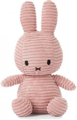 Nijntje Corduroy Knuffel Roze 33 Cm -Dierenwinkel Met Korting nijntje miffy corduroy dark pink 33 cm 13 487982