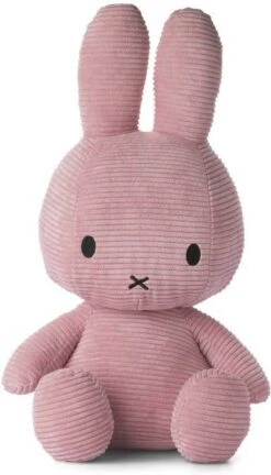Nijntje Corduroy Knuffel Roze 33 Cm -Dierenwinkel Met Korting nijntje miffy sitting corduroy pink knuffel 33 cm 3172531