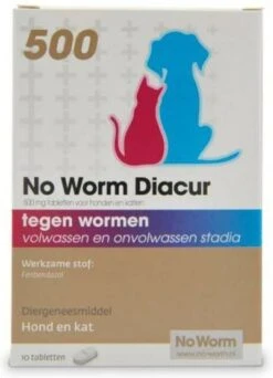 No Worm Diacur 500 Hond En Kat Anti Wormenmiddel 10 Tab -Dierenwinkel Met Korting no worm diacur 500 10 tabletten 65192