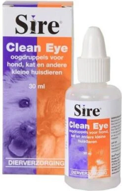 Emax Clean Eye Oogverzorgingsmiddel 30 Ml -Dierenwinkel Met Korting oogdruppels sire clean eye 30 ml 11444