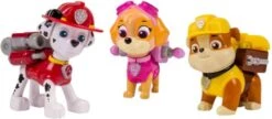 SPIN MASTER Paw Patrol Action Pack Pup Set (Marshall, Skye & Rubble) -Dierenwinkel Met Korting paw patrol actieset puppys marshallskyerubble 267470