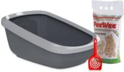 PeeWee Startpakket EcoGranda XXL Antraciet Grijs 66, 5 X 48, 5 X 28 Cm -Dierenwinkel Met Korting peewee startpakket ecogranda xxl antraciet grijs 665 x 485 x 28 cm 49673