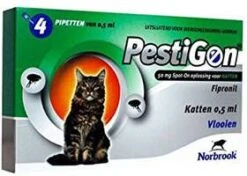 Pestigon Spot On Voor Katten 2 X 4 Pipetten 9 Pestigon Spot On Voor Katten 2 X 4 Pipetten -Dierenwinkel Met Korting pestigon spot on kat 4 x 0 5 ml 46660