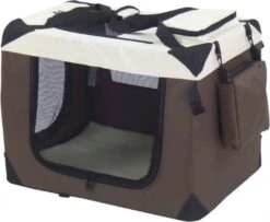 @Pet Hondendrager 50x34x36 Cm Nylon Bruin -Dierenwinkel Met Korting pet hondendrager 50x34x36 cm nylon bruin 272146