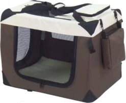 @Pet Hondendrager 50x34x36 Cm Nylon Bruin -Dierenwinkel Met Korting pet hondendrager 50x34x36 cm nylon bruin 673365