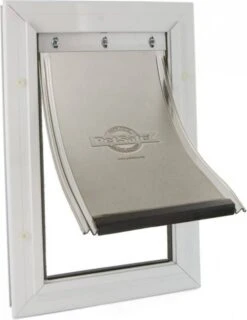 PetSafe Huisdierenluik 600 Maximaal 7 Kg Aluminium 5013 -Dierenwinkel Met Korting petsafe huisdierenluik tot 7 kg aluminium wit 600 189923