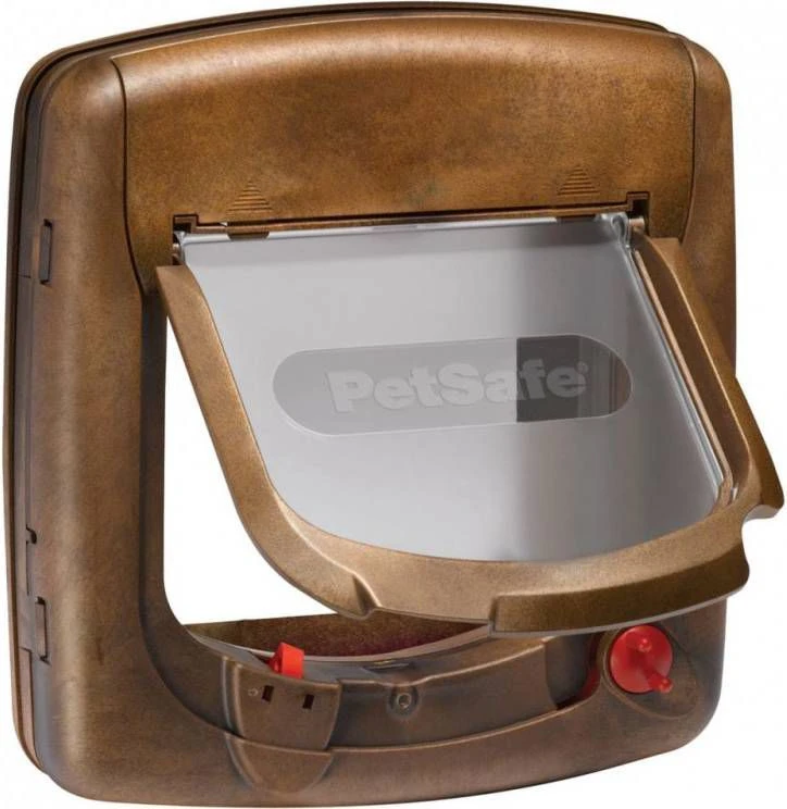 PetSafe Kattenluik Magnetisch Met 4 Standen Deluxe 420 Bruin 5006 3 PetSafe Kattenluik Magnetisch Met 4 Standen Deluxe 420 Bruin 5006 - Afbeelding 3
