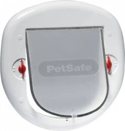 Petsafe Dierenluik 280 Slim Big Cat M Kattenluik 29.4x29.9x5 Cm Wit -Dierenwinkel Met Korting petsafe kattenluikje grote katkleine hond wit 4 standen 280 183484
