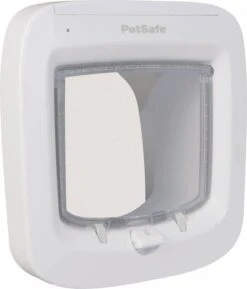 Petsafe Dierenluik Microchip Kattenluik 22.5x14x25.1 Cm Wit -Dierenwinkel Met Korting petsafe microchip kattenluik wit 108453