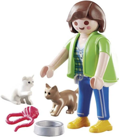 PLAYMOBIL 70562 Vrouw Met Kittens 1 PLAYMOBIL 70562 Vrouw Met Kittens