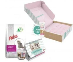 Prins Opgroeibox Vitalcare Kitten Gevogelte Kattenvoer Box + 1.5 Kg