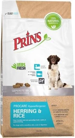 Prins Procare Adult Hypoallergeen Haring&Rijst Hondenvoer 12 Kg