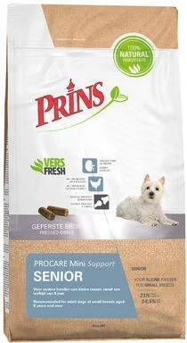 Prins Procare Senior Mini Hondenvoer 3 Kg 5 Prins Procare Senior Mini Hondenvoer 3 Kg - Afbeelding 5