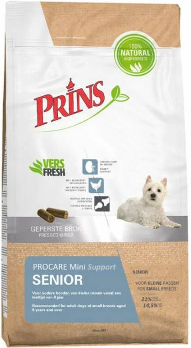 Prins Procare Senior Mini Hondenvoer 3 Kg 9 Prins Procare Senior Mini Hondenvoer 3 Kg - Afbeelding 9