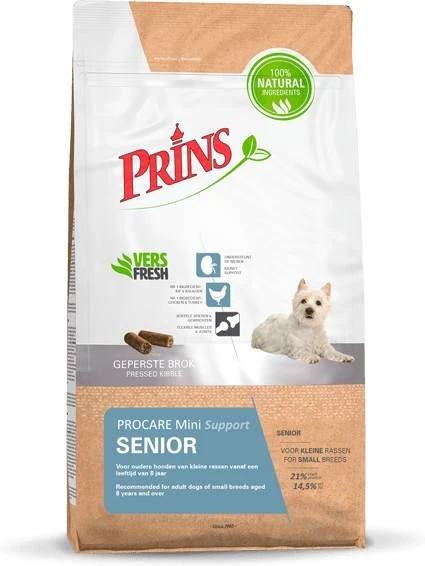 Prins Procare Senior Mini Hondenvoer 3 Kg 1 Prins Procare Senior Mini Hondenvoer 3 Kg