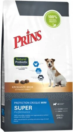 Prins Protection Croque Mini Super Performance Hondenvoer Actiebundel 4 -Dierenwinkel Met Korting prins protection croque mini super performance hondenvoer 2 kg 96142