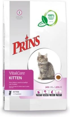 Prins VitalCare Kitten Kattenvoer 1, 5 Kg + Gratis Bewaarblik -Dierenwinkel Met Korting prins vitalcare kitten kattenvoer 5 kg 21516