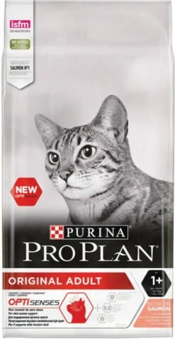 Pro Plan Original Adult Zalm Optisenses Kattenvoer 2 X 10 Kg + Gratis 4 X Felix Party Mix Snacks -Dierenwinkel Met Korting pro plan kat adult zalm 10 kg 52324