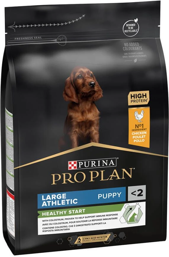 Pro Plan PURINA Large Athletic Puppy Healthy Start Kip & Rijst Hondenvoer Dubbelpak 2 X 3 Kg 9 Pro Plan PURINA Large Athletic Puppy Healthy Start Kip & Rijst Hondenvoer Dubbelpak 2 X 3 Kg - Afbeelding 9